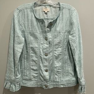 Loft light green women’s jacket size small